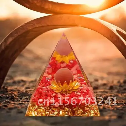 Камень оргонит кристаллы пирамиды Природная Энергия ОРГОН генератор для