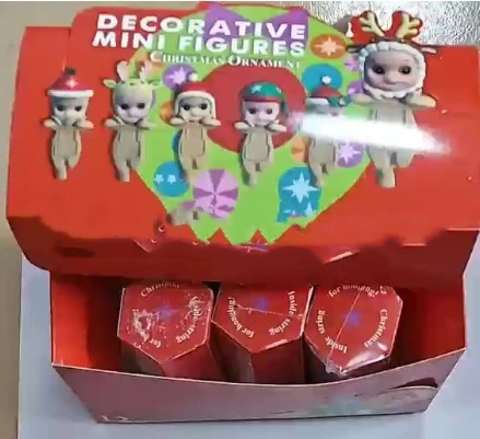 Серия ангелов Рождественский ангел лежащий на ее щеках украшение для