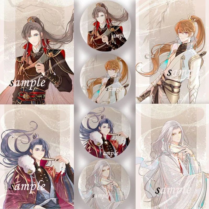 

Tears of Themis Women Brooch Anime Antiquity Artem Marius Badges Man Charms Figure Cosplay Brooches Fashion Kawaii Alloy Broszka