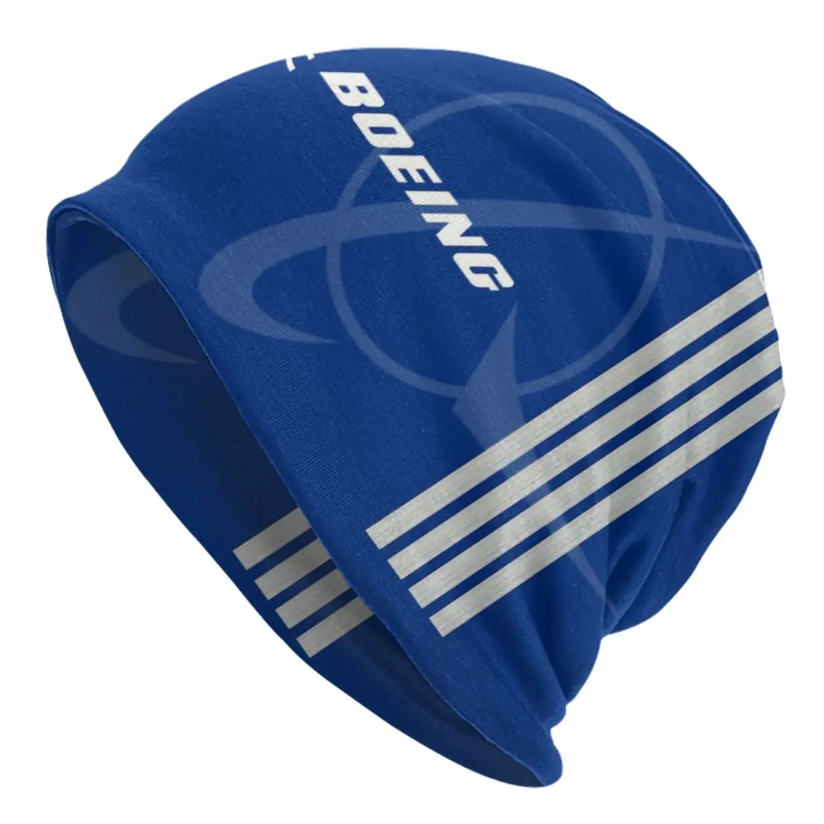 

Boeing 777X Captain Stripes Skullies Beanies Caps Bonnet Winter Warm Knitted Hat Aviation Aviator Flight Pilot Beanie Hats 1