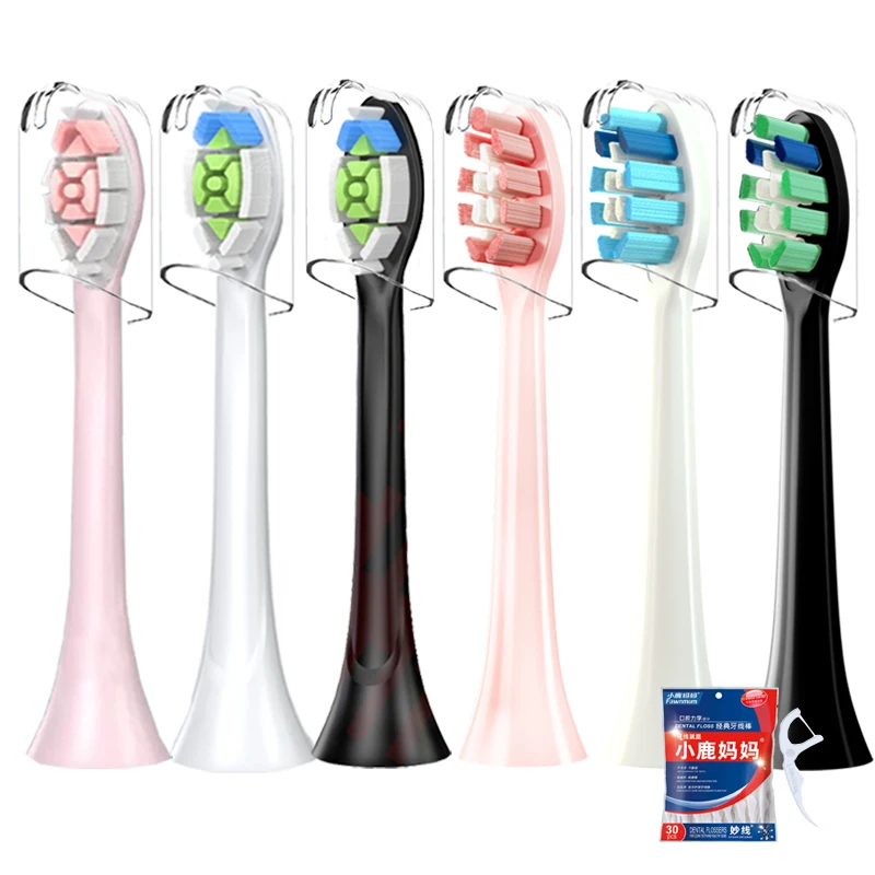 Насадка для зубной щетки Philips Sonicare HX3/HX6/HX9 Series HX6074/26 HX6064/33 HX6030/HX6730 HX3226 HX3216 HX9033 HX9362 -