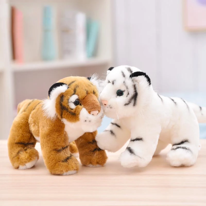 15cm 20cm tiger plush toys small size simulation animal plus