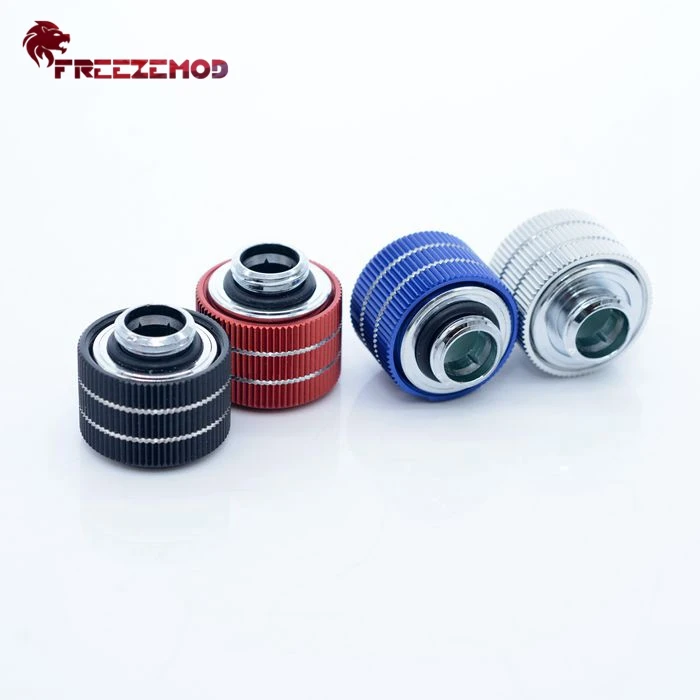 

FREEZEMOD OD 12mm 14mm 16mm Anti-off Hard Tube Fitting Adapter Pipe G1/4" Thread Connection MOD PC Water Cooler HYGKN-B