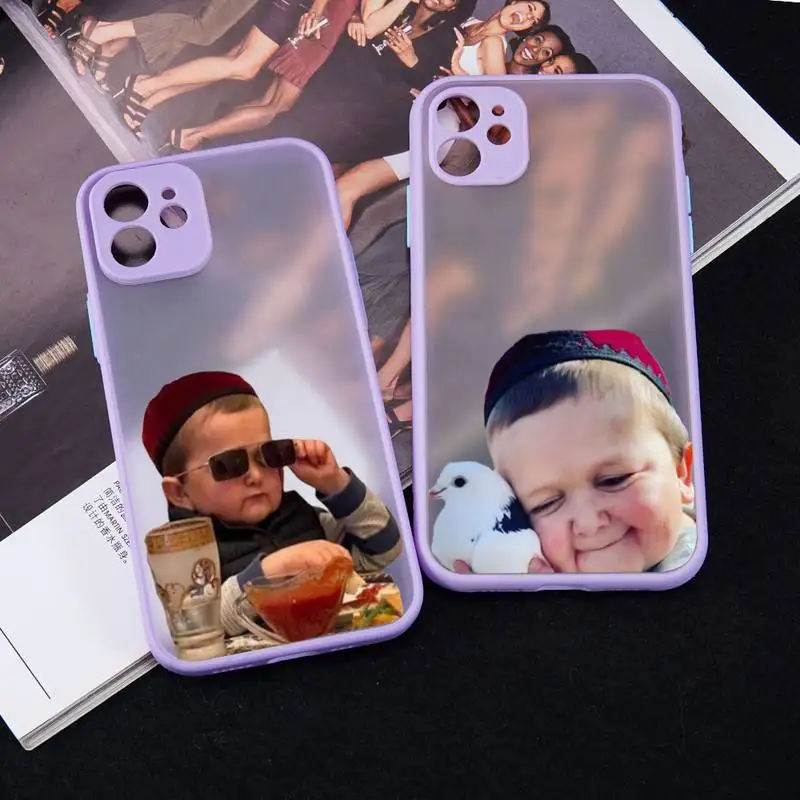 

hasbulla funny Phone Case matte transparent For iphone 7 8 11 12 13 plus mini x xs xr pro max cover