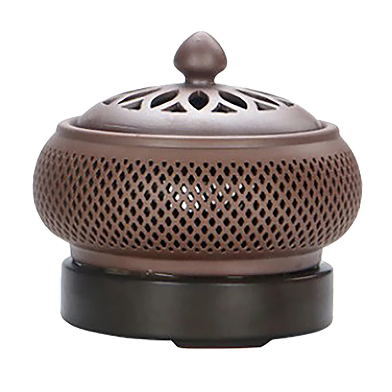 

Electronic Aromatherapy Electric Incense Burner Essential Oil Night Light 220V Timing Temperature Adjustment,L