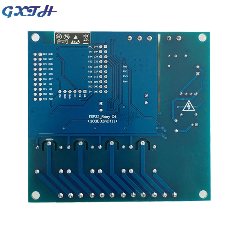 AC 220 В/Φ ESP32 WIFI Bluetooth BLE четырехканальный релейный модуль I/O порт - купить по