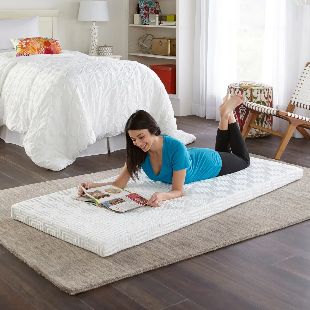 

Roll and Store Memory Foam Mattress Roll-Up Guest Bed/Floor Mat, 3 inch Twin