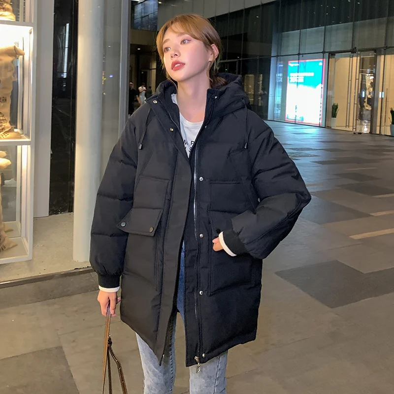 2023 Winter Cotton-padded Jacket women's Clothing Promotion Down Cotton-padded Jacket women's Shirt Long Coat