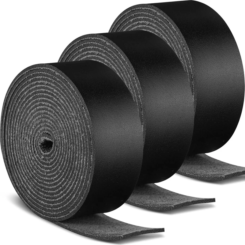 3-рулонный ремень полоски плоские кожаные плечевые ремни односторонние из