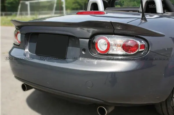Фото MX5 NC NCEC Roster Miata GVN Стиль Углеродное волокно Стекло Задний спойлер багажника (только мягкий верх) Одноэтажные автомобильные детали №2