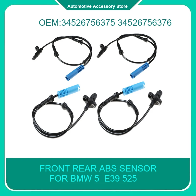 34526756375 34526756376 передний задний левый правый ABS Датчик скорости колеса для BMW E39 525 528