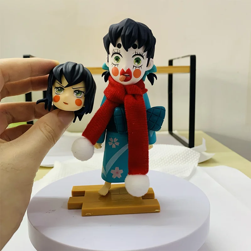 

12 см Inosuke Zenitsu Tanjirou Demon Slayer Аниме Фигурка модель игрушки экшн Kimetsu No Yaiba Agatsuma Kamado Hashibira кукла подарок