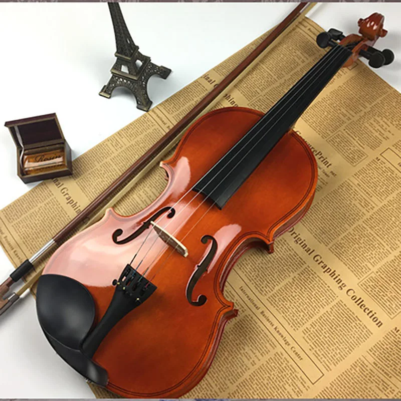 

Чехол для скрипки Профессиональный акустический скрипка Музыкальные инструменты чехол для начинающих 1/8 1/4 1/2 из липы для акустики