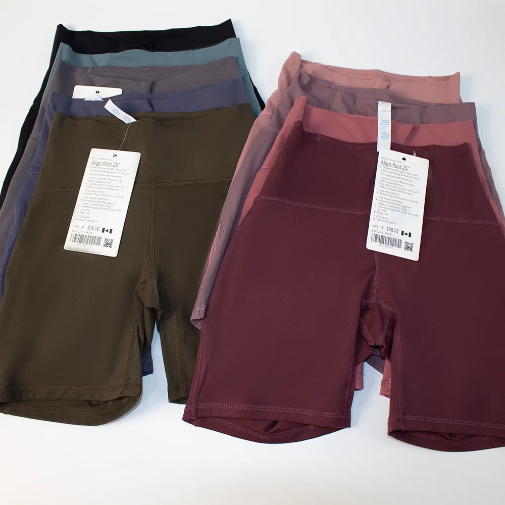 

high waist yoga shorts slim fit butt lift gym running quick dry breathable high elastic leggings custom
