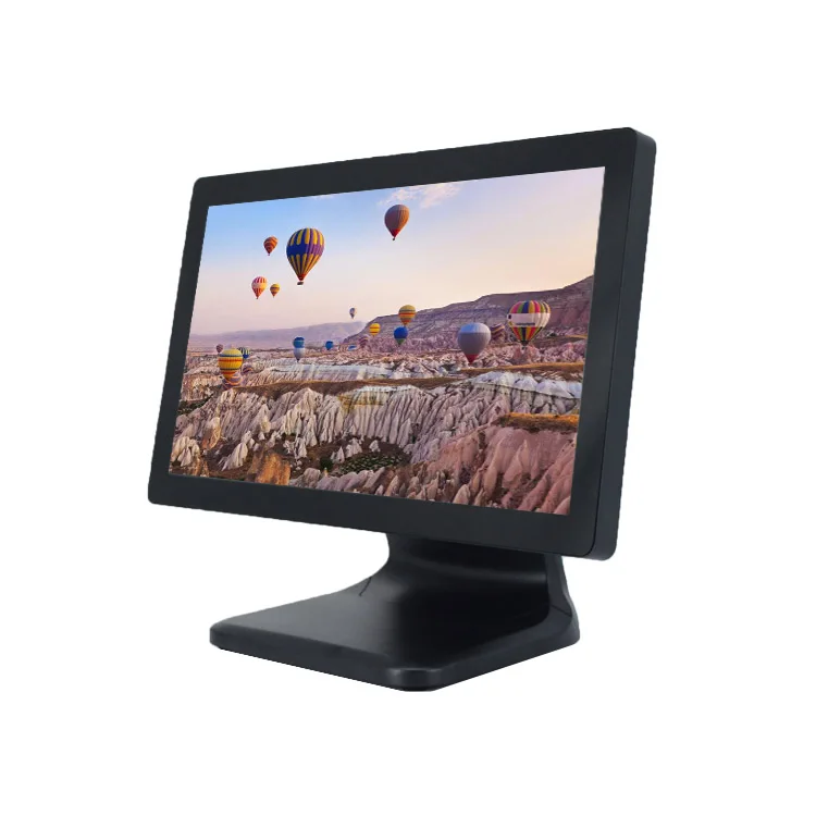 Промышленный ЖК-экран емкостный сенсорный монитор USB для бизнеса черный 17