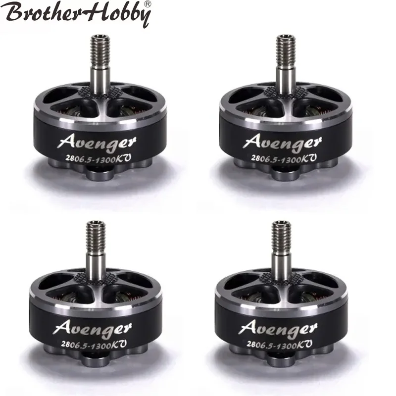 

1 / 2 / 4pcs BrotherHobby Avenger 2806.5 Motor 1300KV 1700KV 1920KV 4-6S Brushless Motor FPV Racing RC Quadcopter Drone Models