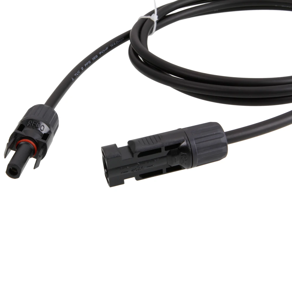 1 м 3 5 TUV солнечный PV соединительный провод кабель 4 мм2 6 с разъемом луженый медный