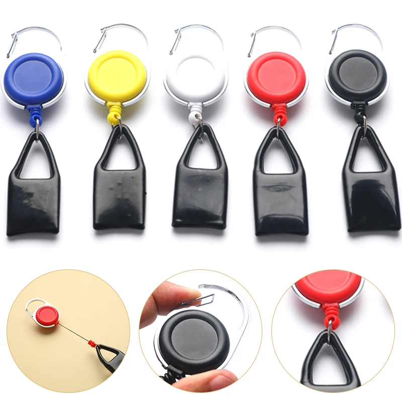 Leash Anti-theft Safe Stash Clip Retractable Keychain Lighter Holder Sleeve Cover Smoking Accessories