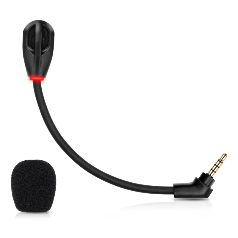 

Detachable Microphone Mic for HYPERX Cloud Flight Flight S Wireless Gaming Headsets Noise Cancelling Mic 3.5mm Dropship