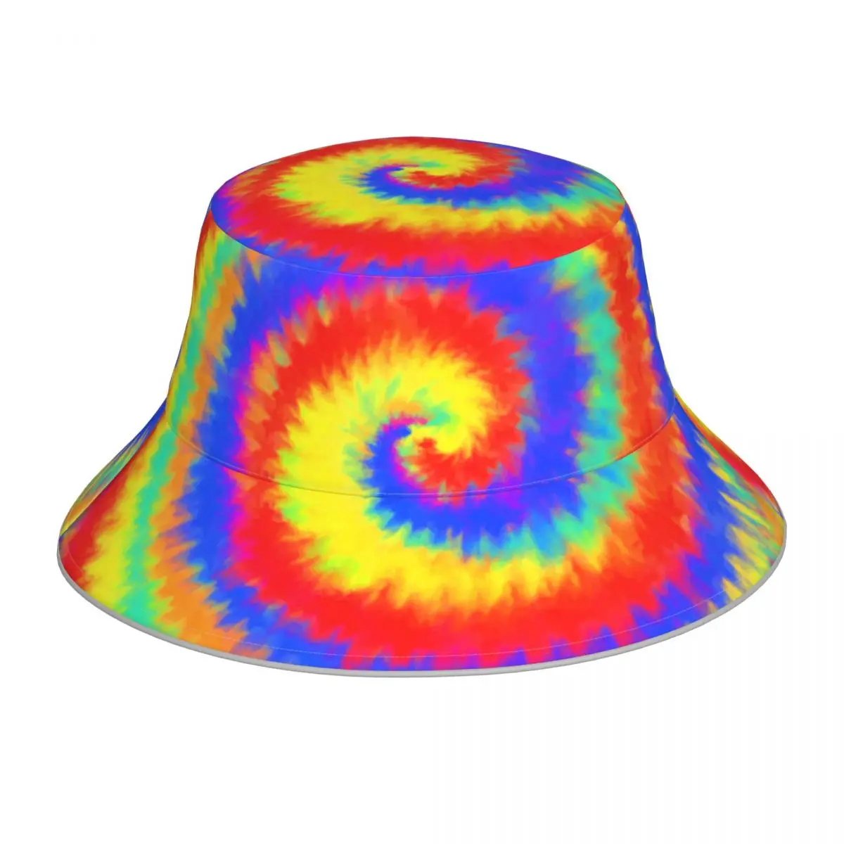 

Abstract Hand Tie Dye Pattern Reflective Bucket Hat Summer Hats Fisherman Hat Foldable Women Men Sunscreen Shade Caps