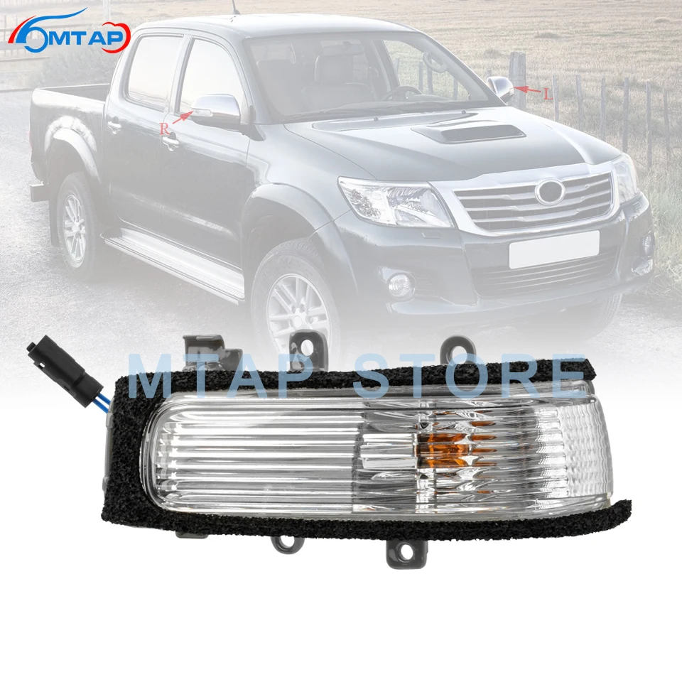 

Автомобильные аксессуары MTAP, задний вид, фонасветильник для TOYOTA HILUX VIGO 2011-2015, автомобильное крыло двери, лампа со стрелками заднего вида