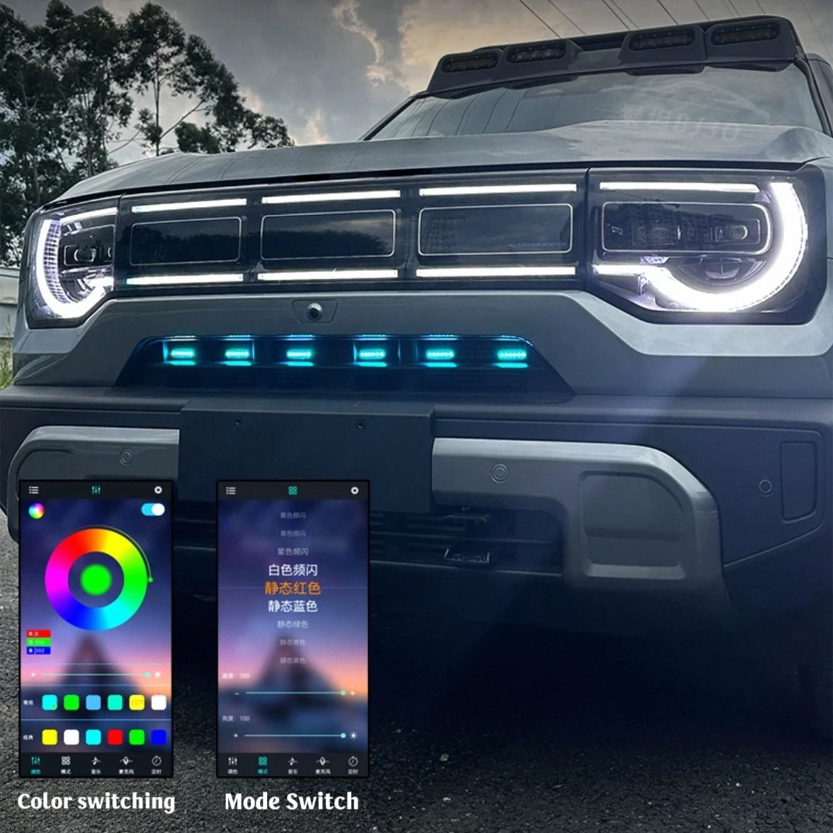 Фото Светодиодные фары для Isuzu D-Max, светодиодная подсветка передней решетки, сигнальная лампа безопасности, жгут проводов, автомобильные аксессуары, светодиодные сигнальные лампы №4