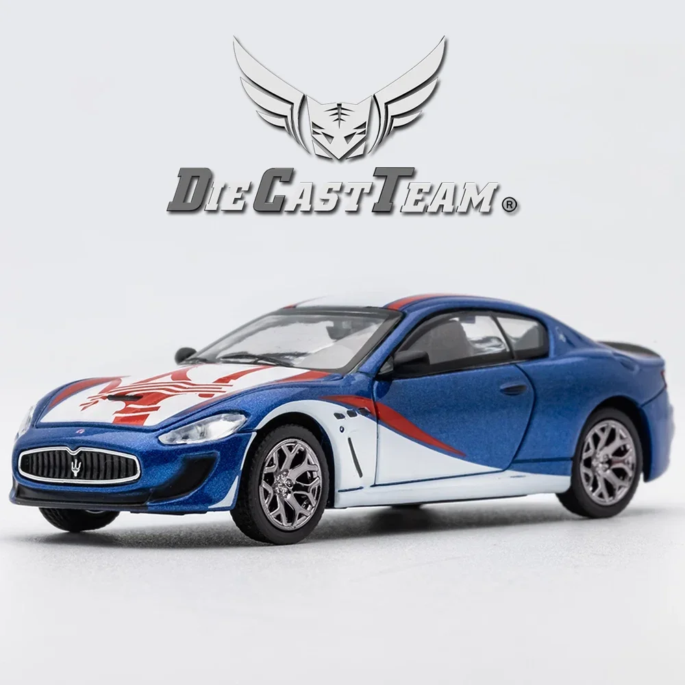 1/64 Maserati GT sport odlewany model motoryzacyjny ozdoby Cas zabawki dekoracje na prezenty świąteczny prezent dla chłopców