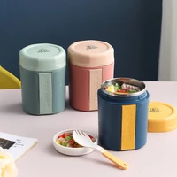 560ml soup cup insulation lunch box stainless steel food container insulation cup thermos bottle portable office worker children