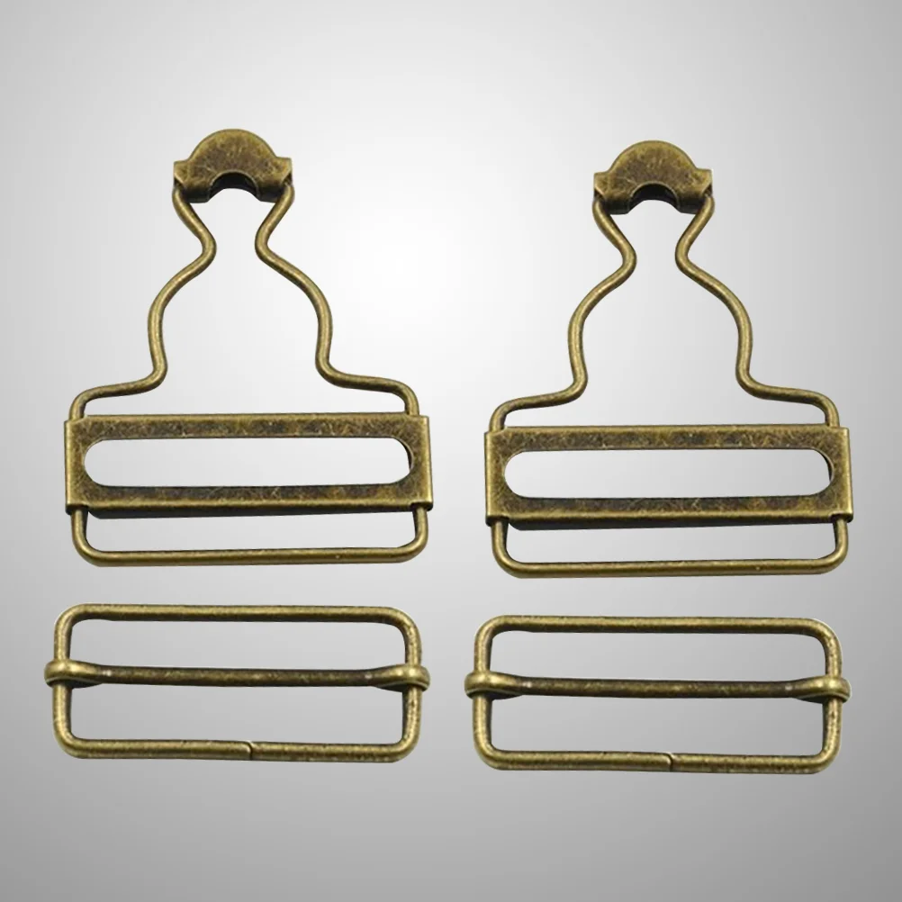 

Overall Buckle Buckles Replacement Suspender Metal Pants Bib Trousers Hooks Slider Adjustable Clip Fastener Buttons Sliding