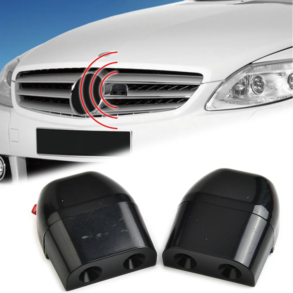 

2 PCS/set Animal Whistle Repeller Alert Deer Car Grille Mount Auto Ultrasonic Whistles Safety Sound Alarm Black Gadgets