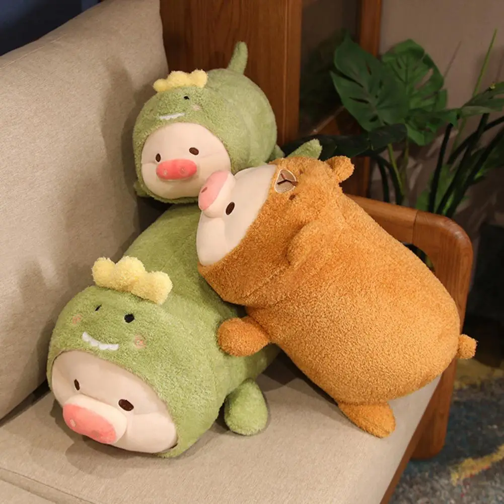 

Fashion Stuffed Animal Doll Toy Home Room Decoration Cartoon Pig Pillow Fully Filled Companion