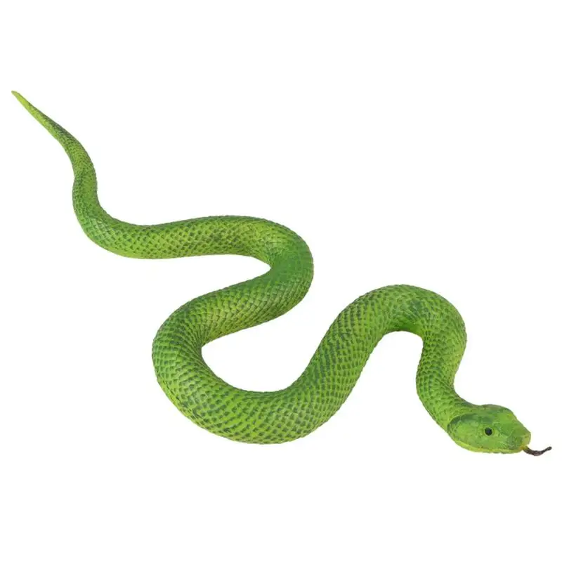 

Fake Rubber Snake Toys Supper Real Fake Snake Model Elastic TPR Model Snakes Garden Props For Halloween Party Home Decor