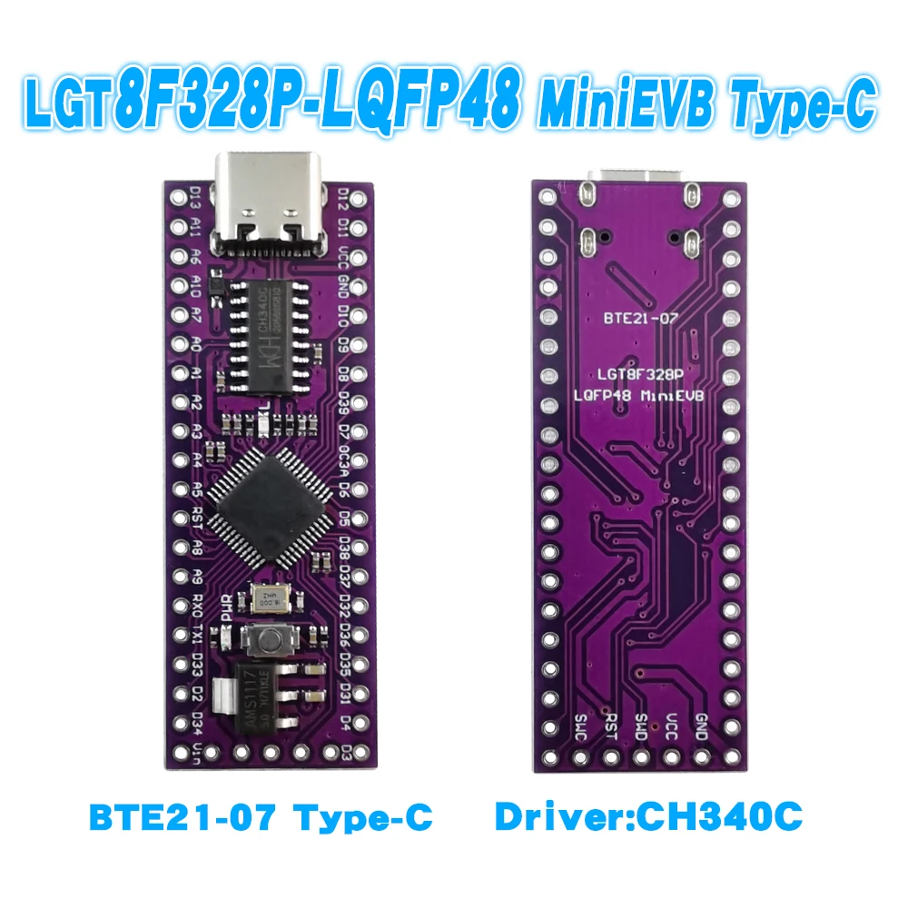 LGT8F328P LQFP48 MiniEVB заменяет Nano V3.0 ATMeag328P/Maple Mini/STM32duino CH340C SOP16 USB-драйвер [Фабрика]