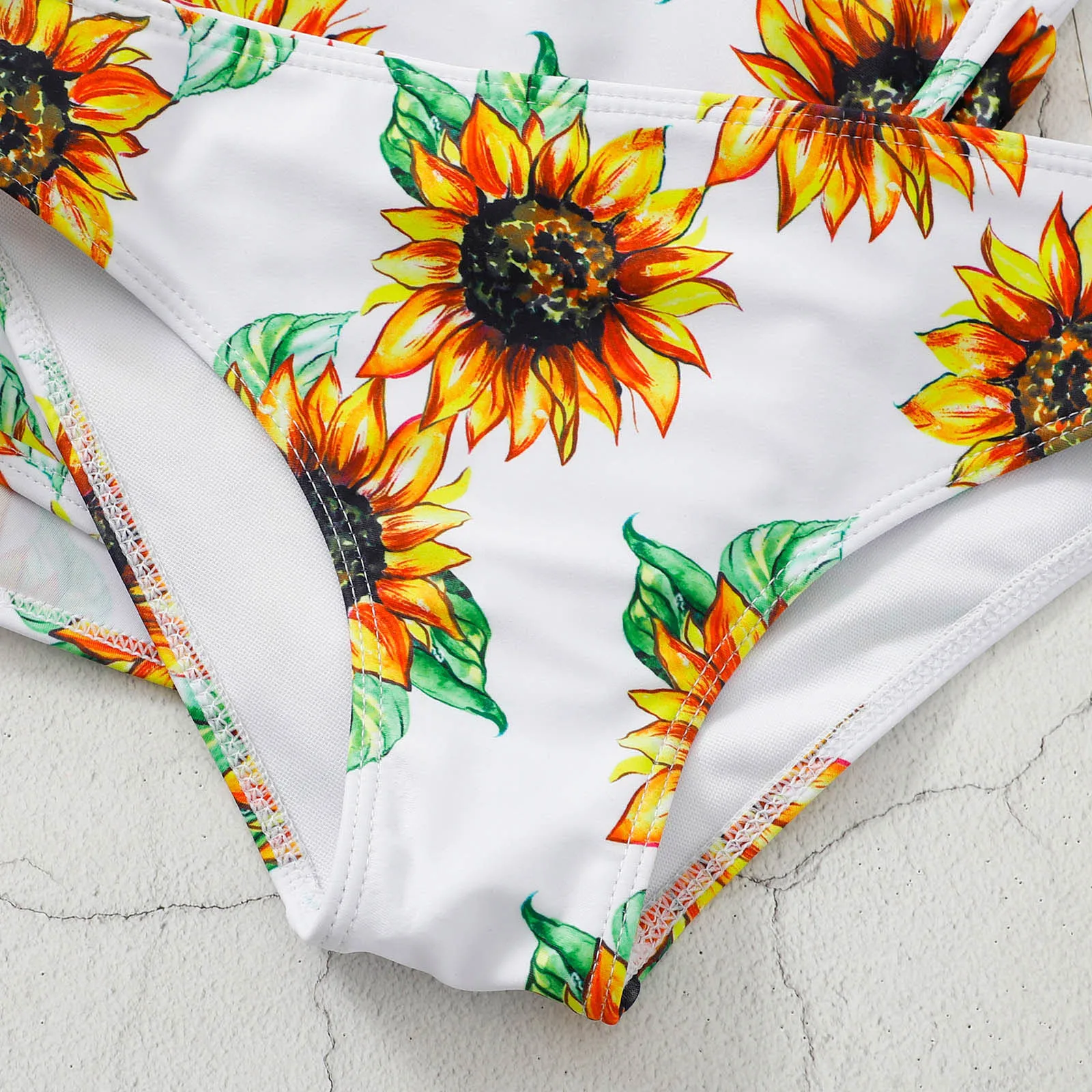 

Ruffles Swimwear Outfits Infant Hollow Bikini Summer Kids Swimsuit Girls Set Sunflower Cow Bathing Suit Bathing Suits Size 5t