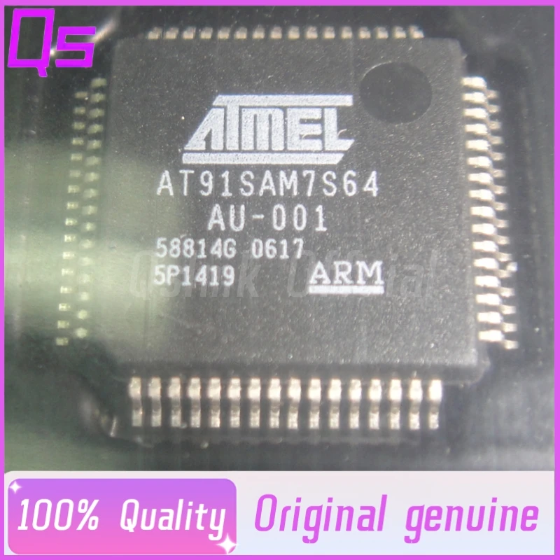 

New Original AT91SAM7S64-AU AT91SAM QFP64 ARM Microcontroller