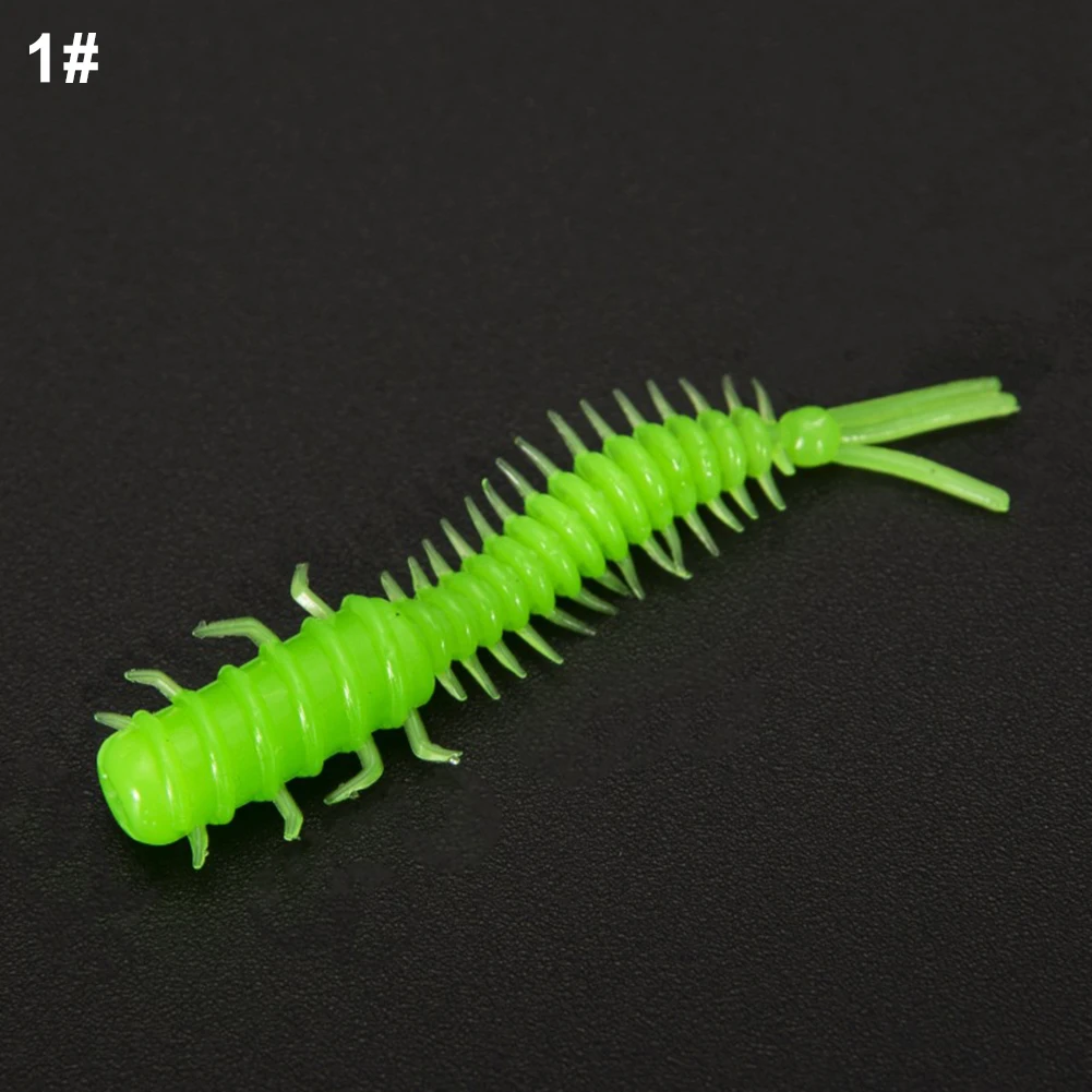 

New Practical Quality Durable Lure Bait Fishing Worm 13g 20pcs 4.5cm Accessories Colorful Shads Soft Spiral Slug