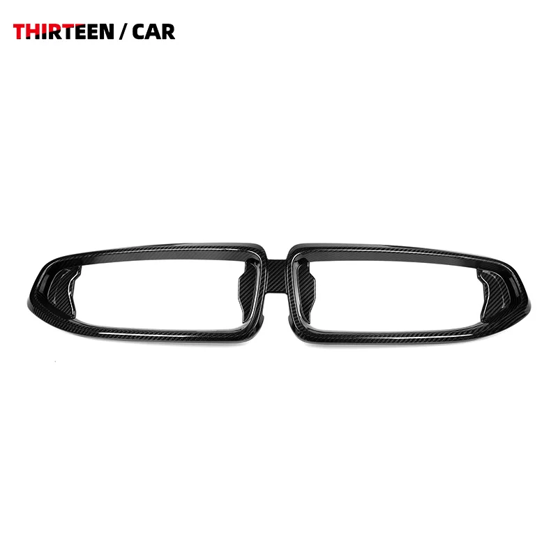 Фото Передняя решетка из сухого углерода для BMW 2 серии active Coupe G42 M230i M235i M240i 2021+, аксессуары MP Style №2