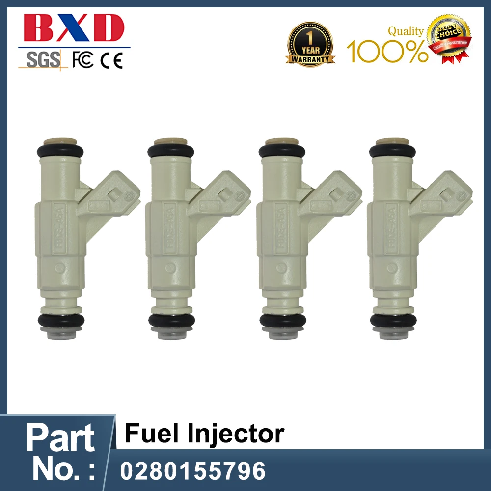 

1/4PCS 0280155796 Fuel Injector for Ford Escort 97-02 & Mercury Tracer 99-97 2.0L