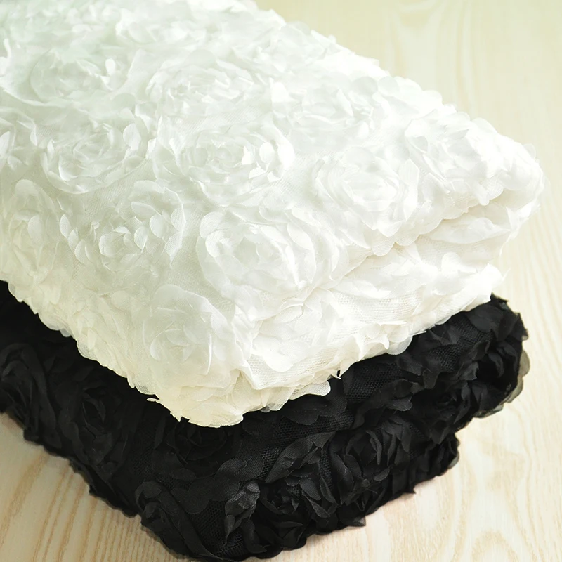 

Three-Dimensional Plate Flower Mesh Fabric Handmade Diy Dress Wedding Dress Top Dress Stage Fabric