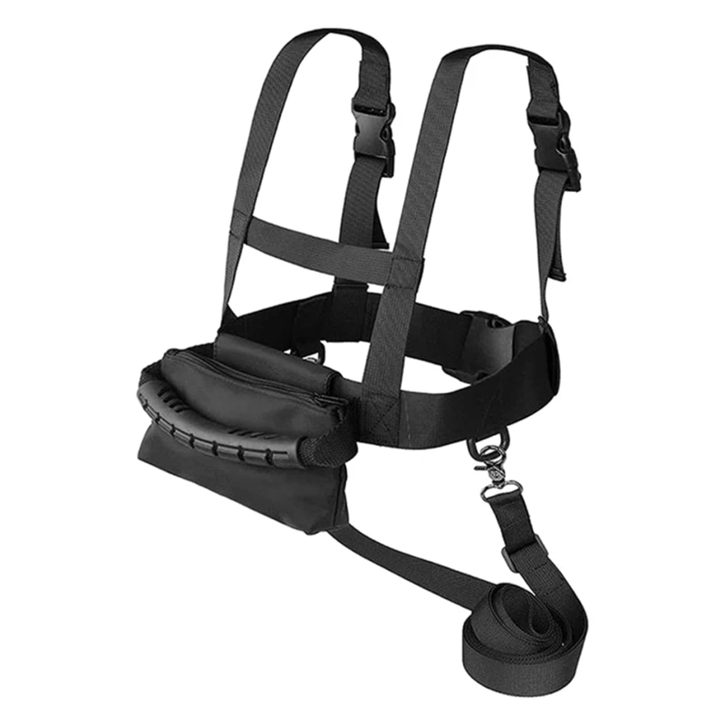 

Adjustable Ski Safety Traction Harness Rope Multifunctional Outdoor Fitness Sports Skiing Training Shoulder Belt