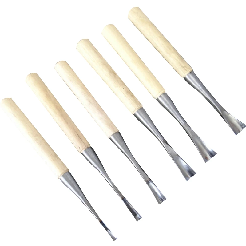 

Professional 45 # Steel Deep Round Carving Chisel Engraving Tool for Root Wood Drop Shipping