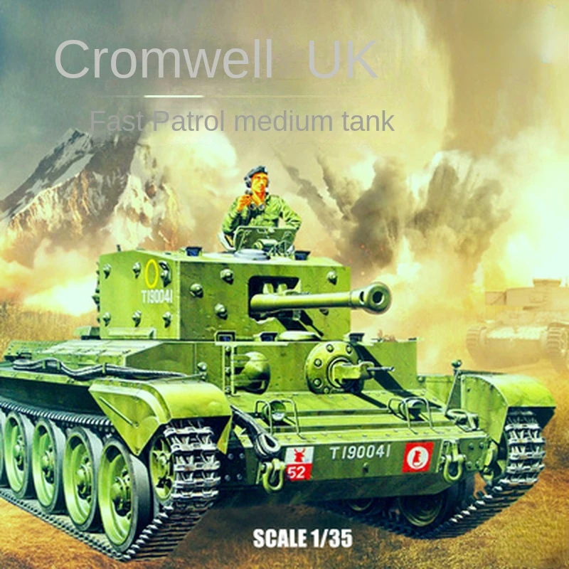 

NX 1/35 British Cromwell Mk.4 Fast Medium Tank Model Resin Model Kit Resin Military Model Assembled Model