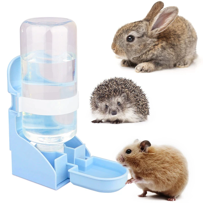 

Small Animal Water Bottle 500ml No Drip Water Dispenser Hanging Fountain Automatic Dispenser Rabbit Hamster Guinea Pig