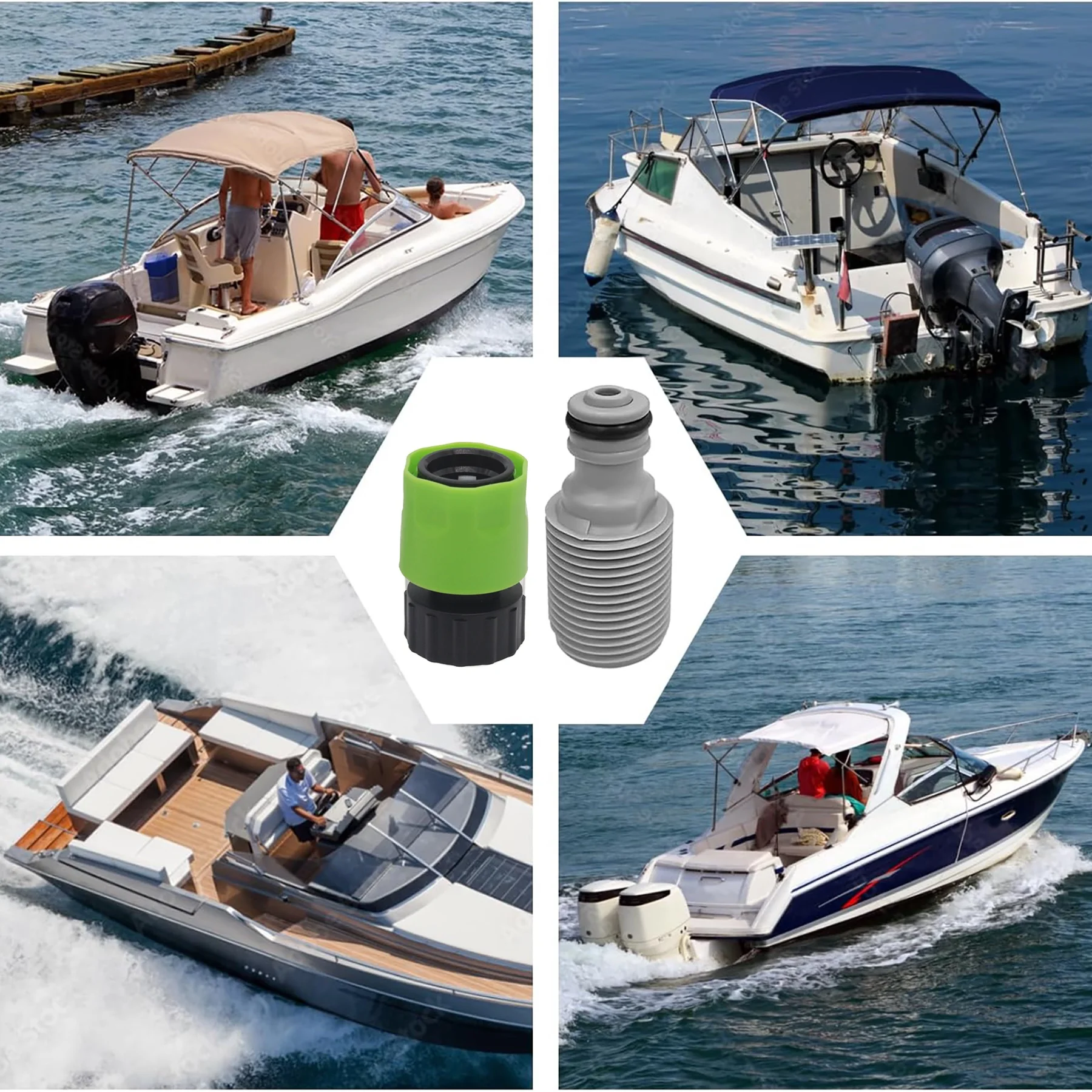 Комплект быстрого смыва для лодки соединитель водяного шланга нескольких