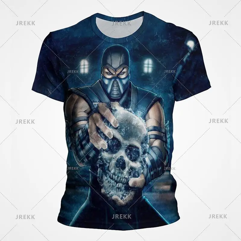 

New Cool Summer MK Game Mortal Kombat T Shirts For Women 2023 O Neck Short Sleeve Black Tees 3D Print Casual Streetwear T-shirt