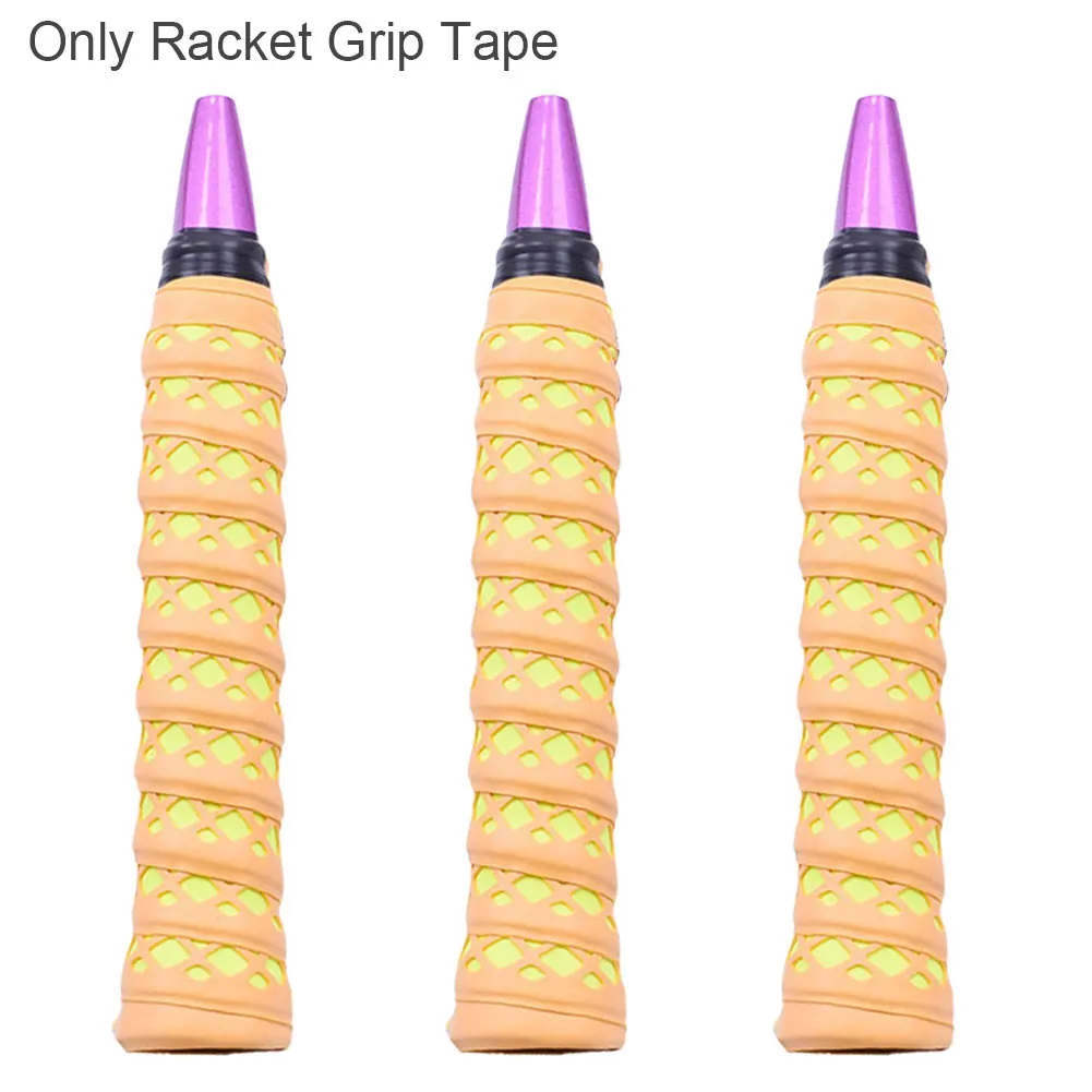 

3pcs Anti Slip Durable Badminton Racket Grip Tape Tennis Squash Sweatband Performance EVA Sweat Absorption Perforated Overgrip