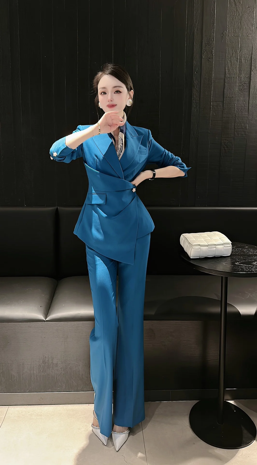 

2023 Spring/Summer Fashion New Women's Clothing Single Button Suit 0814