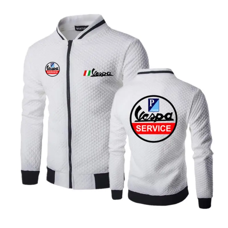 

Fall Winter New Men's Jackets Vespa Electric Bike Cycling Wear Casual Zipper Cardigan Sportswear Gym Jackets Men Streetwear Tops