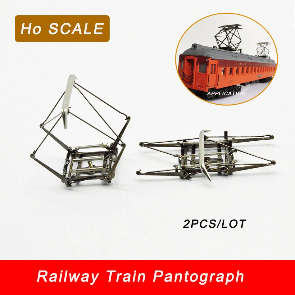 Ho Échelle 1:87 Train Pantographe Électrique En Alliage Traction Locomotive Train Bras Arc Modèle