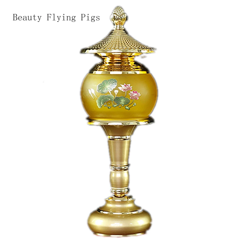 Светильник в виде цветного кристалла лотоса, 110-220 В, 2 шт.